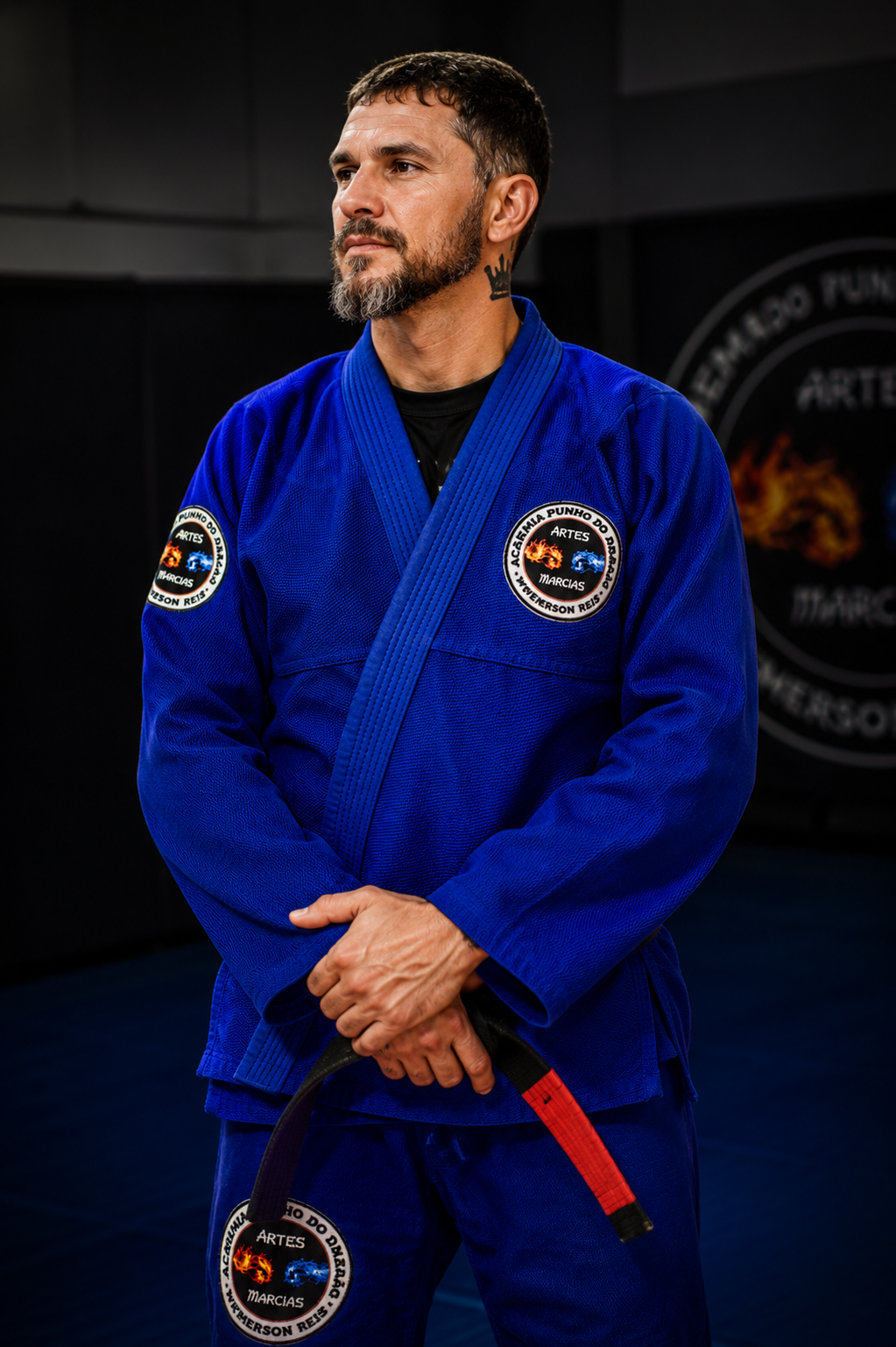 Professor Wemerson Reis, faixa preta de jiu-jitsu